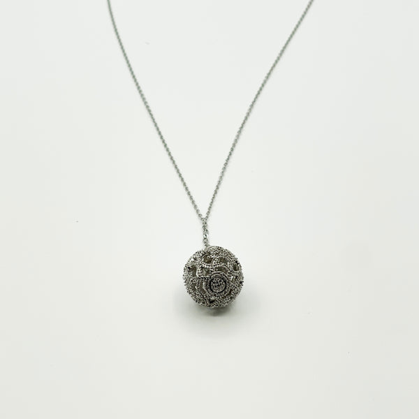 Sterling Silver Ball Pendant