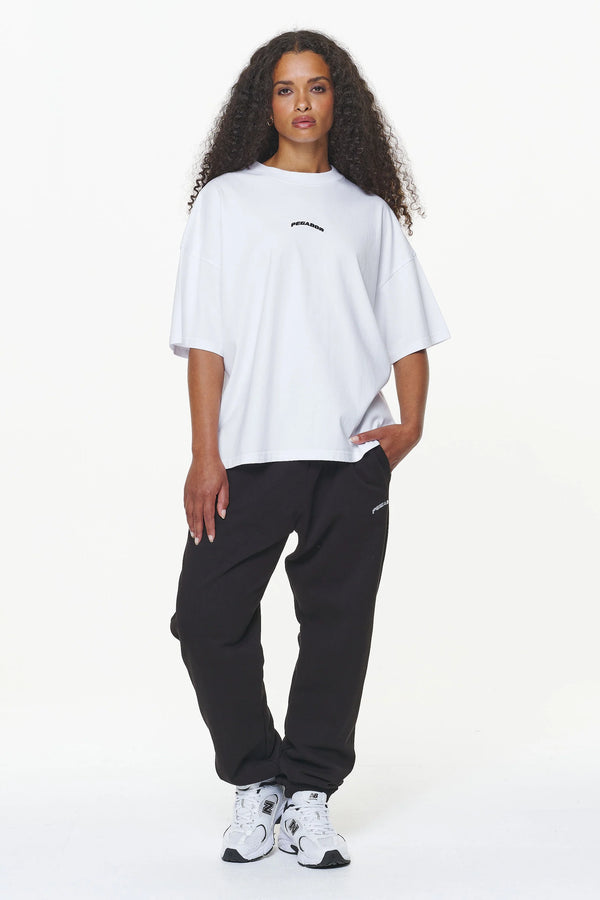 PEGADOR LOGO BOXY TEE WHITE