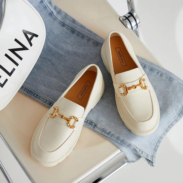 Casual Style Loafers White