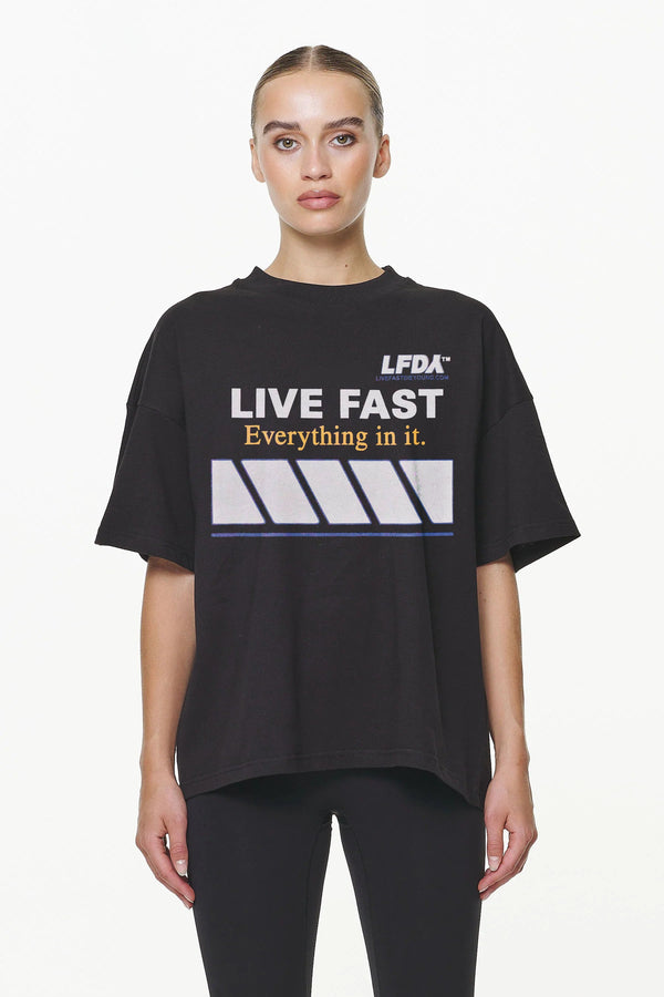 LFDY Oversized Live Fast Everything In It.