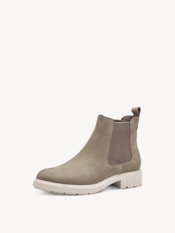 Leather Sage Chelsea Boots